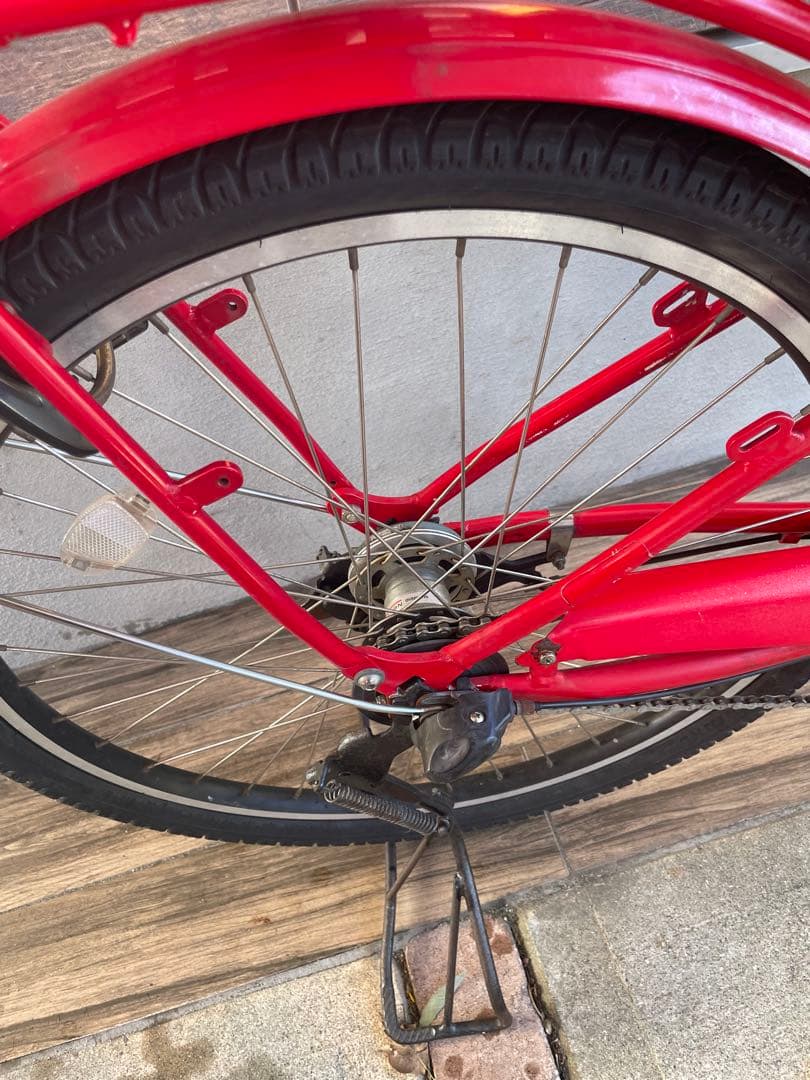 HYDEE B 電動アシスト自転車 レッド26インチ引き取り兵庫県明石市