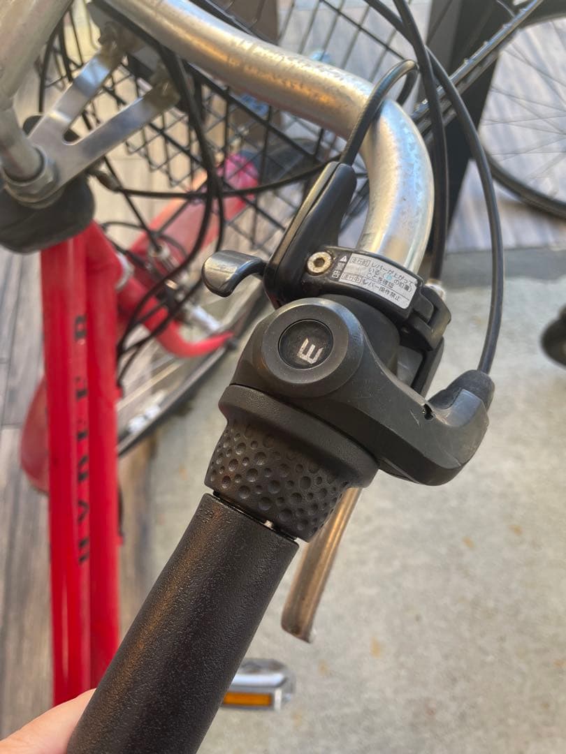 HYDEE B 電動アシスト自転車 レッド26インチ引き取り兵庫県明石市