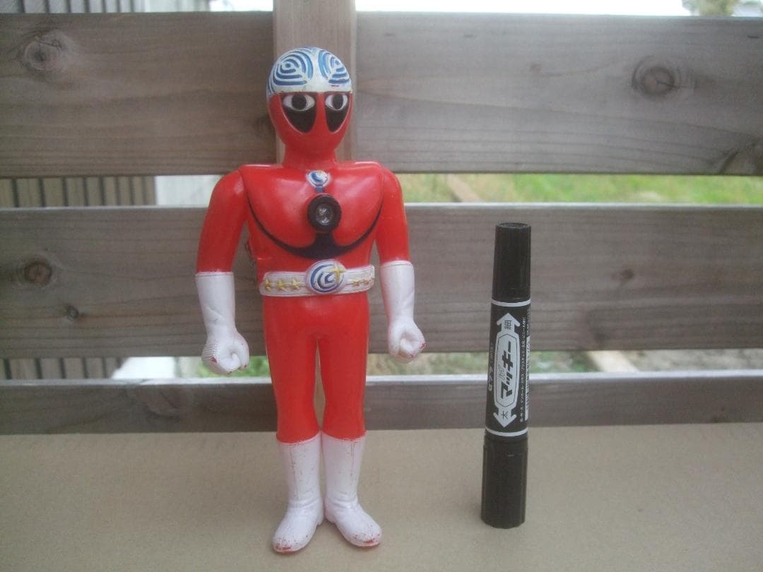 希少★ 当時物★カゲスター★スコープ付★旧バンダイ★ソフビ