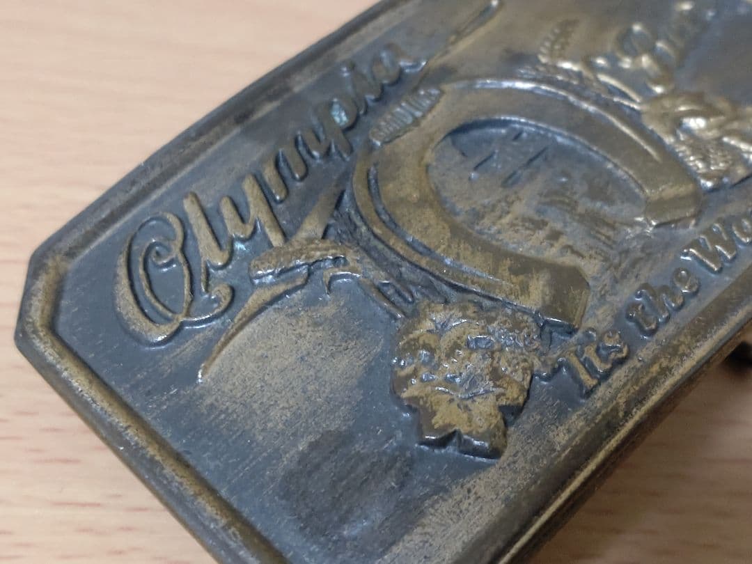 Olympia Beer ヴィンテージ ベルト バックル