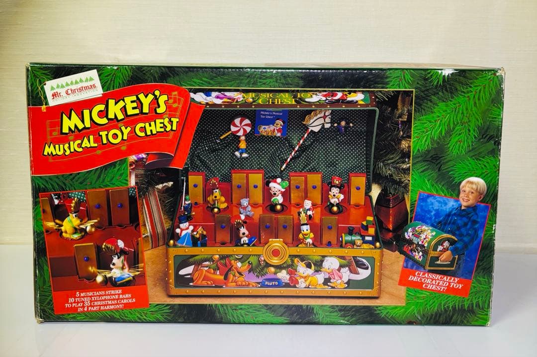 ディズニー ミッキー ミュージカル トイチェスト オルゴール★箱付き★