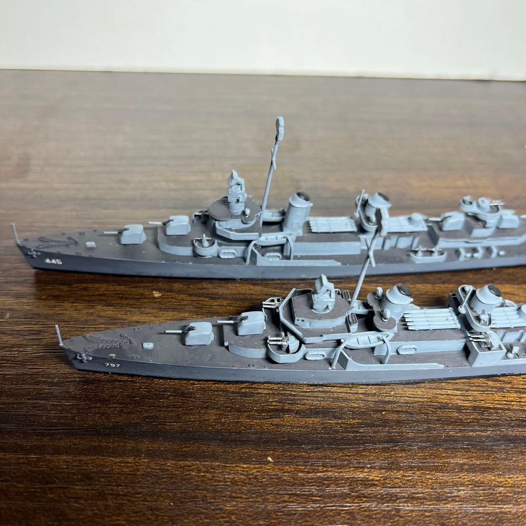 1/700 アメリカ海軍　護衛空母　ボーグ フレッチャー級駆逐艦　5隻セット