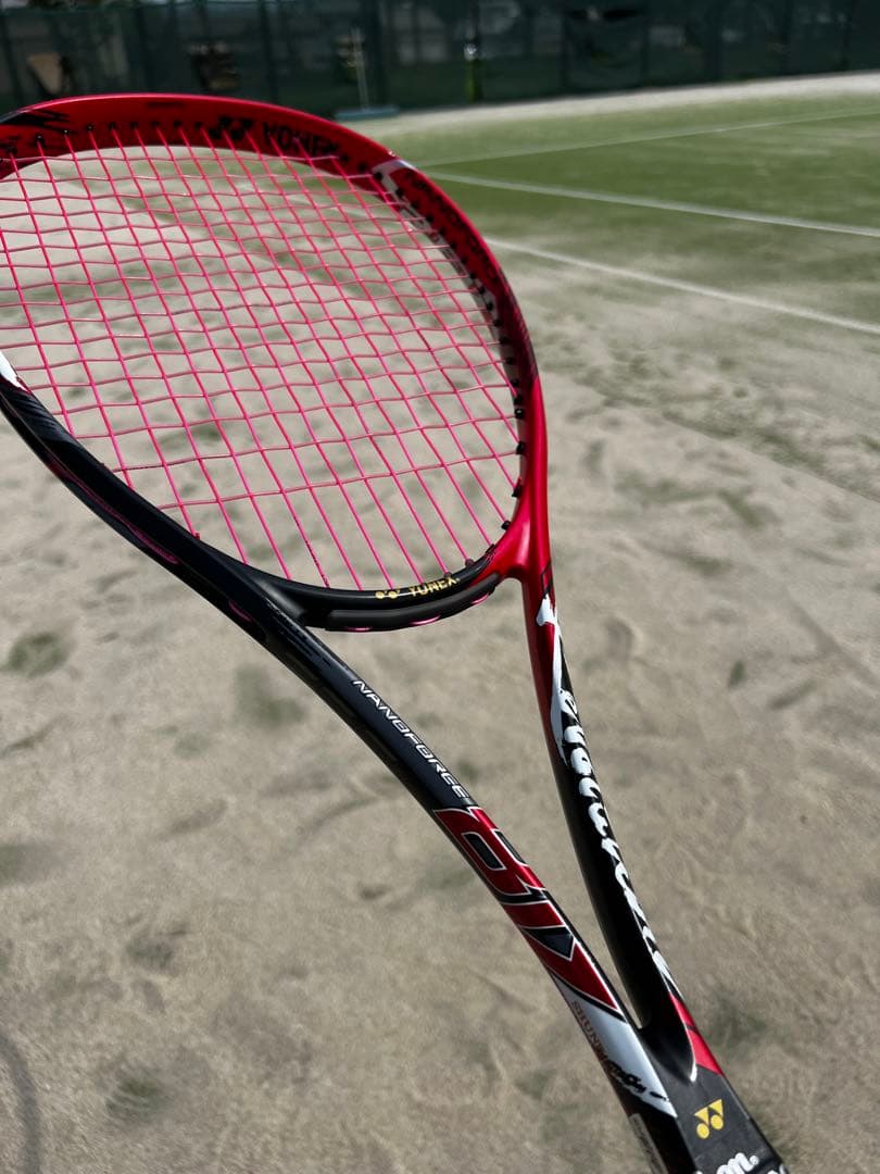 ソフトテニスラケット　ナノフォース8V カスタム