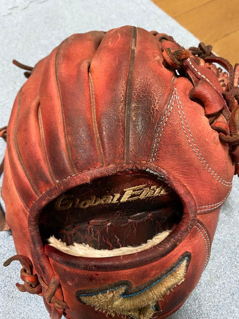 Global Elite 赤 レザー グローブ