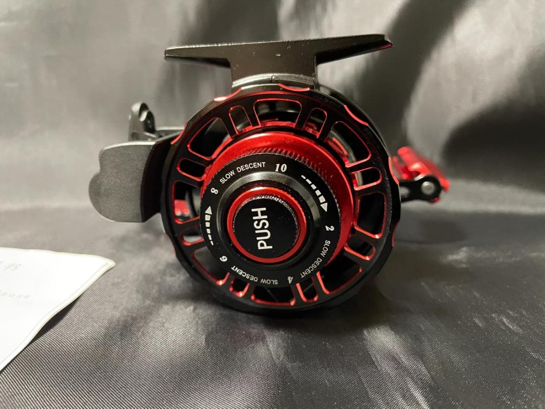 筏 カセ リール左巻き ドラグ付き チョイ出し付き 　マグネットブレーキ付き