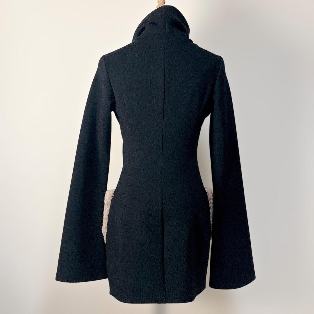 アンドマリー ANDMARY Fur pocket mini dress ワンピ