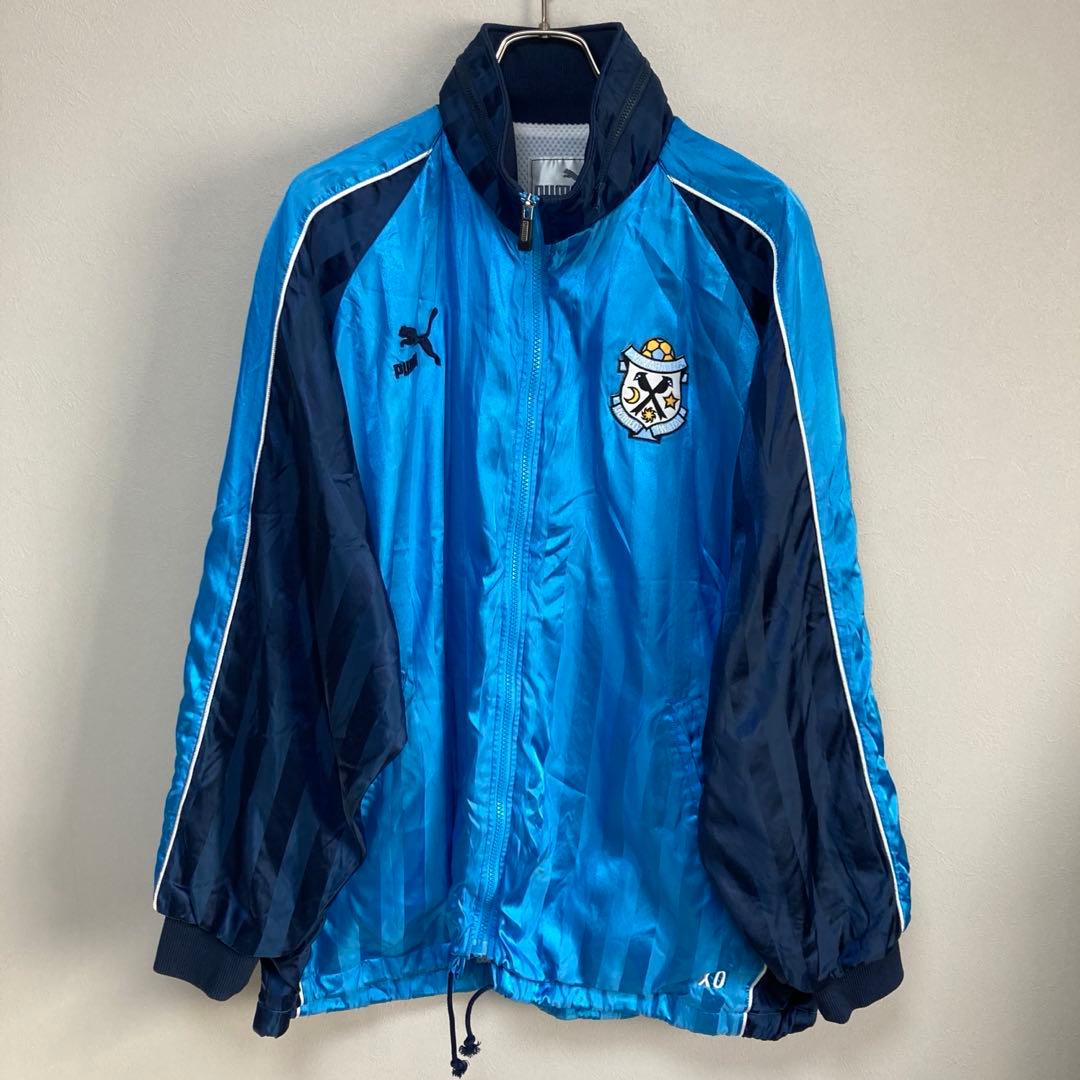 XO 大きめ PUMA プーマ ヤマハジュビロ磐JUBILO ナイロンジャケット