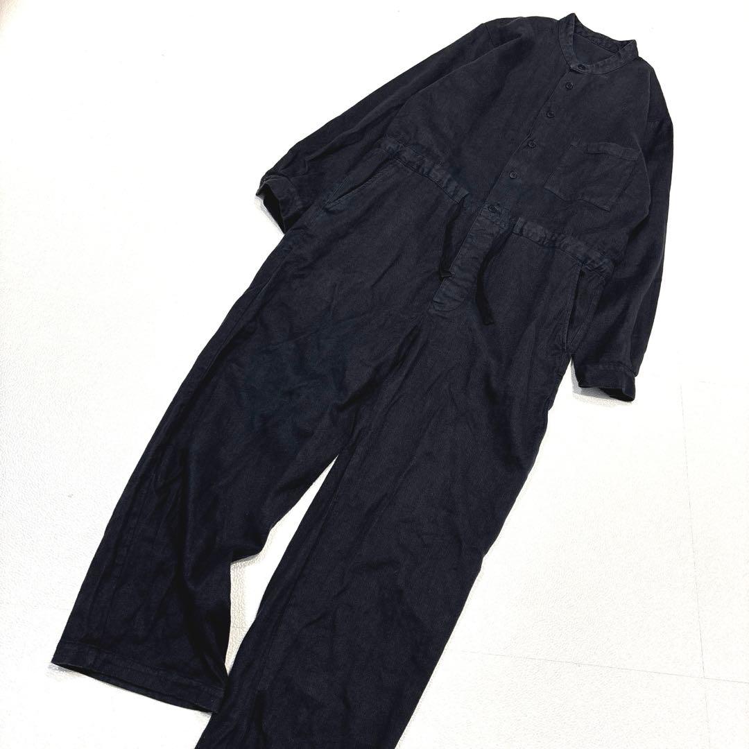 【メンズL /リネン】コンフェクト　ツイルオールインワン　ジャンプスーツ　つなぎ