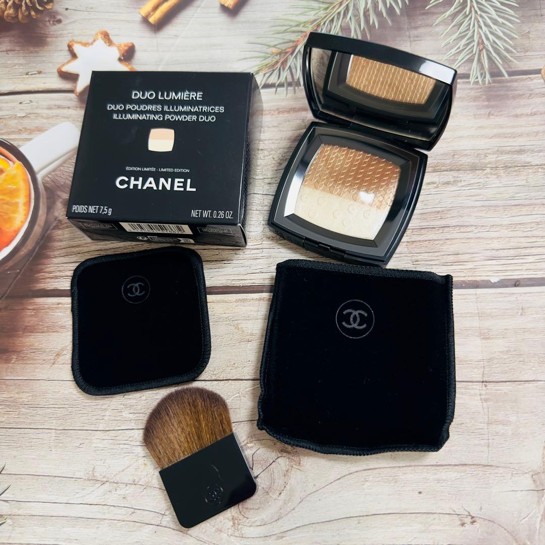 新品未使用 シャネル デュオ プ―ドゥル ルミエール　フェイス パウダー
