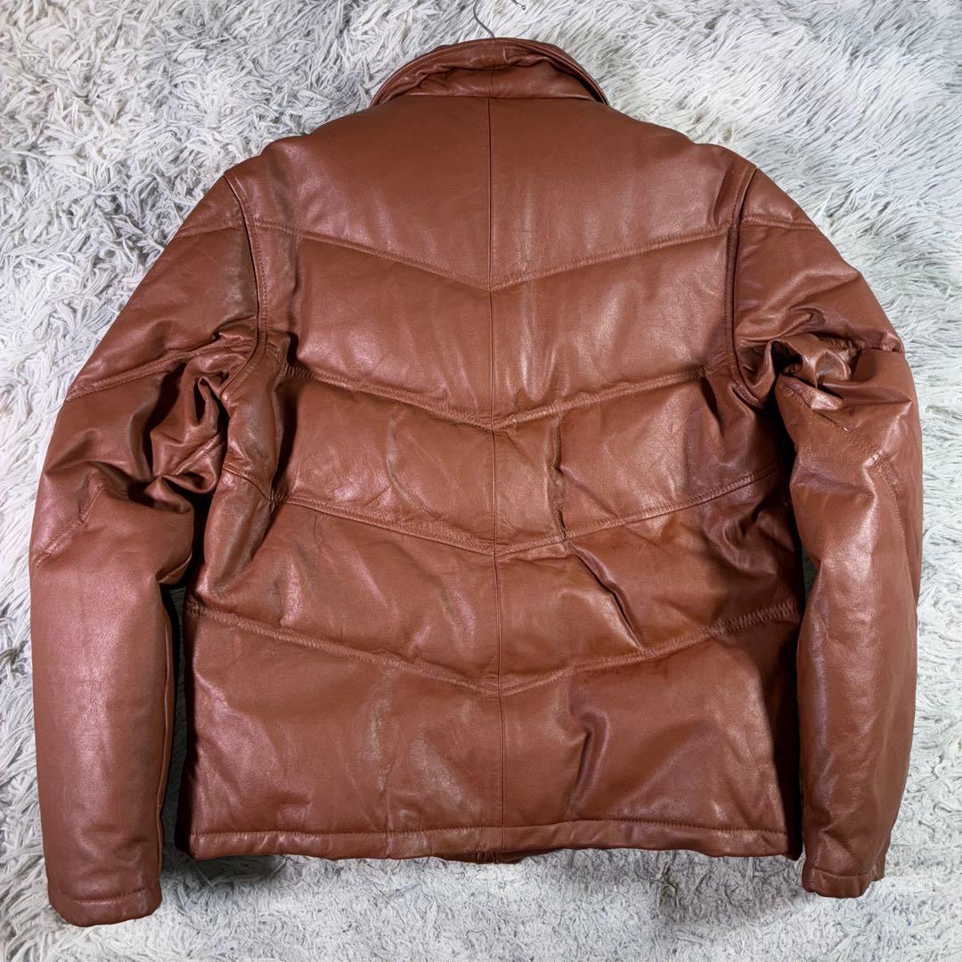 Liugoo Leathers 本革 馬革レザーダウンジャケット L
