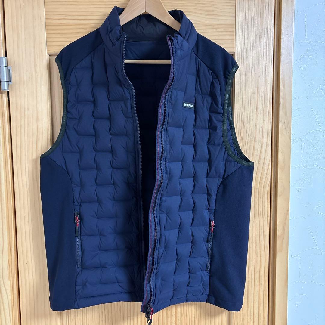BRIEFING GOLF ブリーフィング ゴルフ ダウンベスト NAVY XL