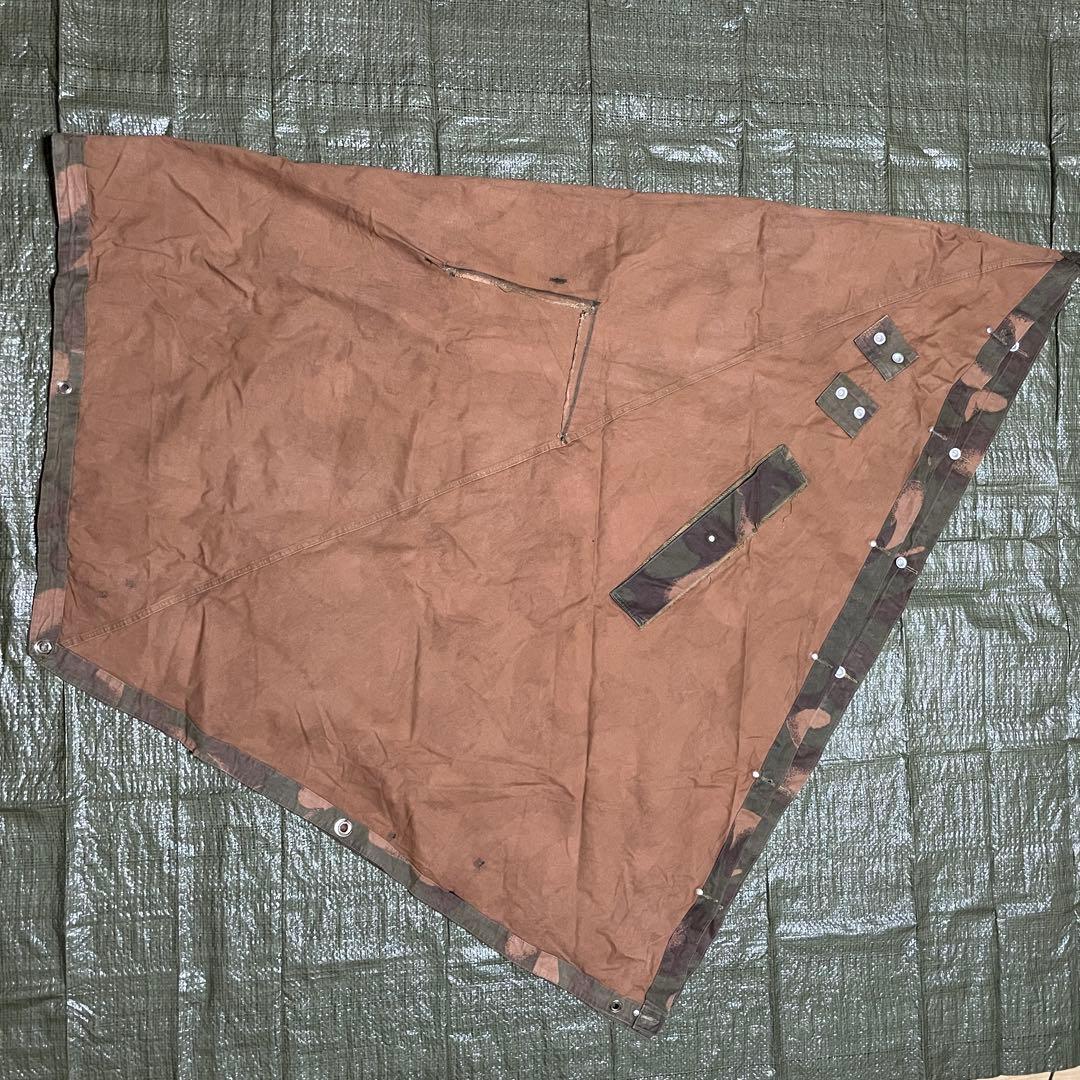 ハンガリー軍幕　ポンチョ　1枚　ハリケーン迷彩