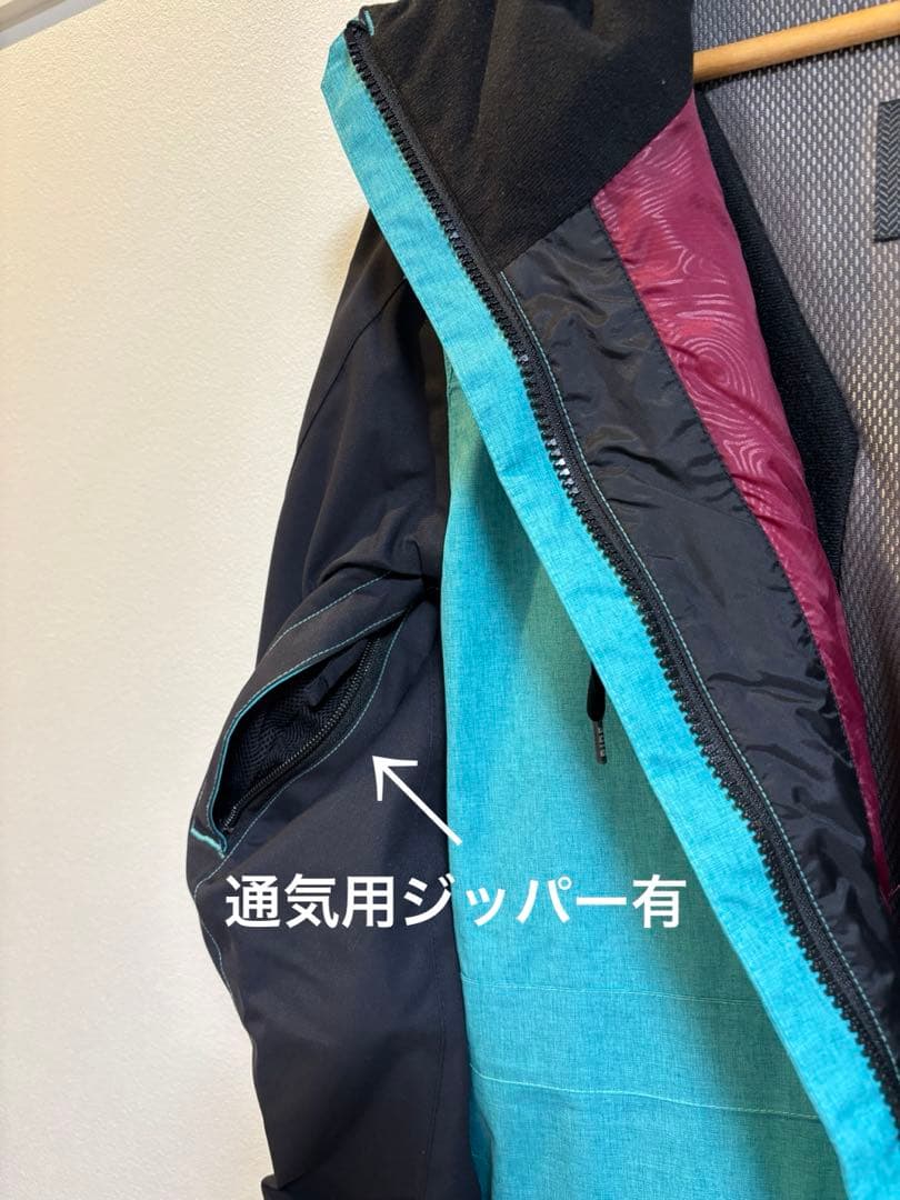 RIDE（ライド）スノーボードウェア ジャケット Sサイズ ブルー×ブラック