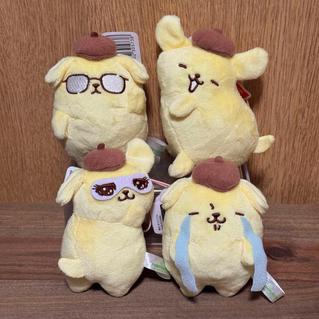 ポムポムプリン わらって♪もっと動くプリンマスコット 全4種セット