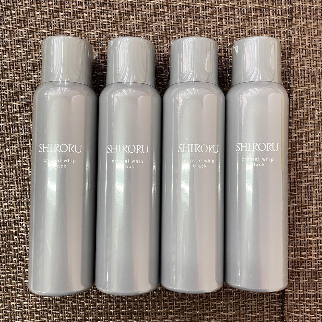 【未開封 美品】シロル　クリスタルホイップ　ブラック　4本　A01027