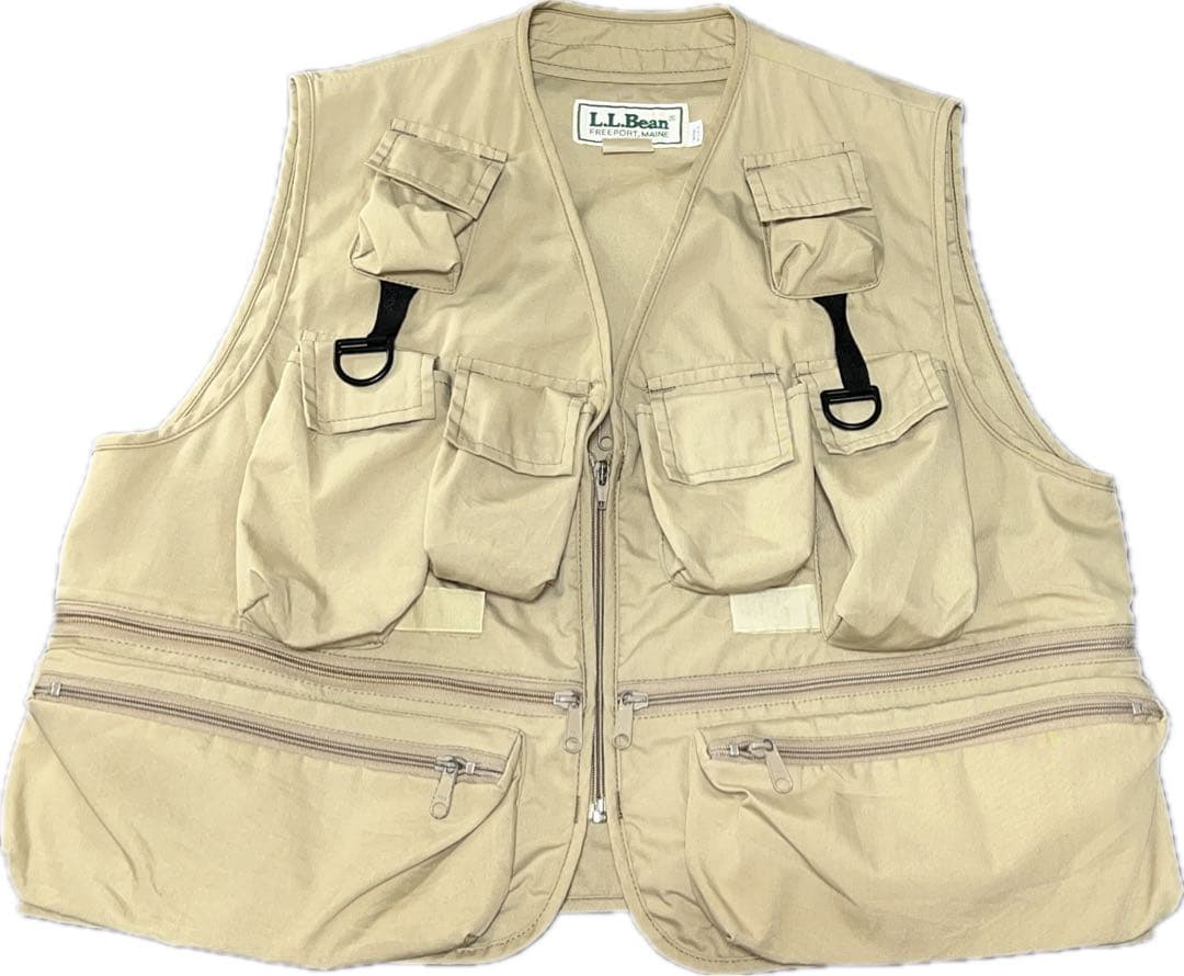 80's L.L.BEAN カメラマンベスト フィッシングベスト USA製 XL