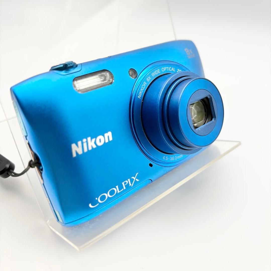 Nikon ニコン COOLPIX S3600 ブルー クールピクス　コンデジ