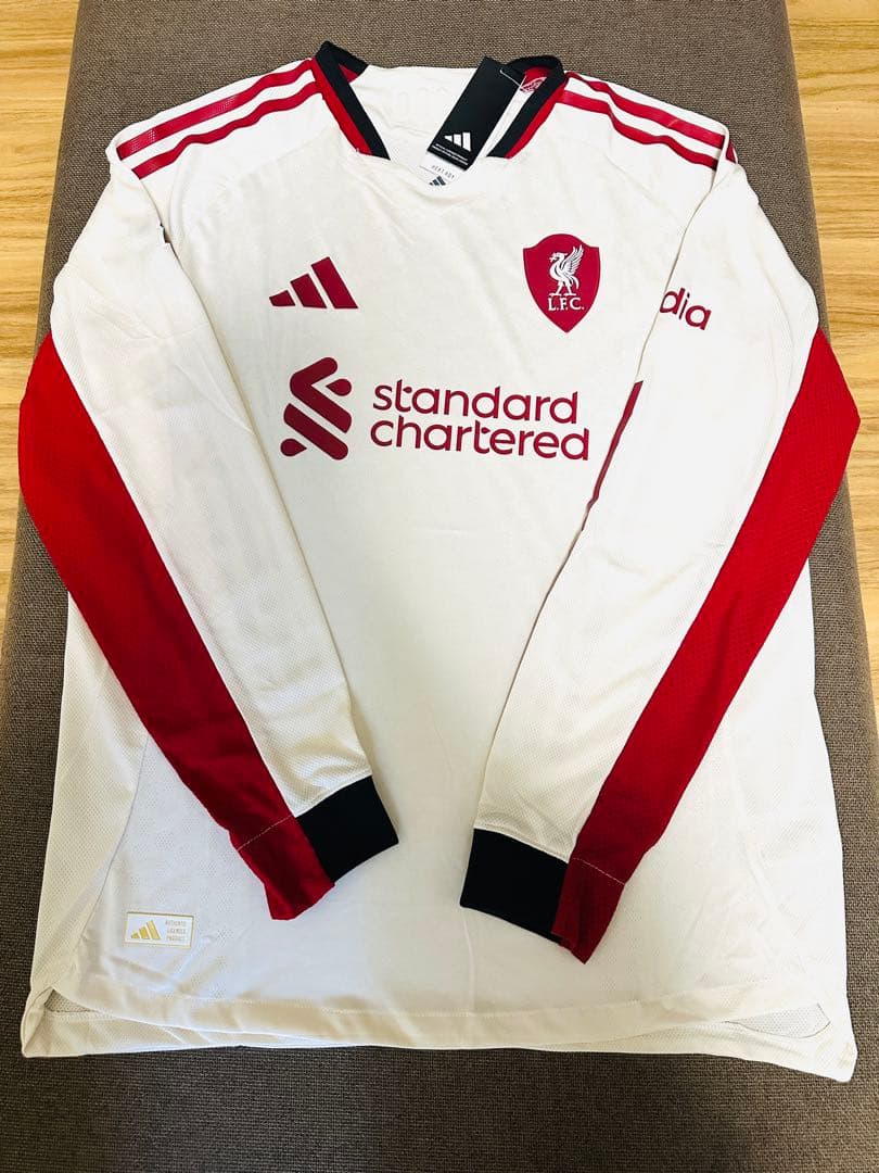 リバプール　25/26　アウェイ　長袖　リーグ仕様