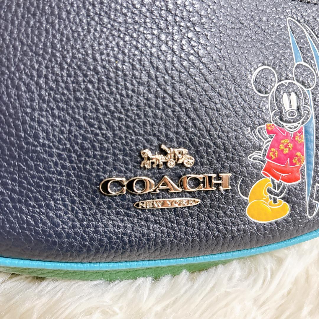 【極美品】コーチ COACH ボディバッグ ディズニーコラボ レザー