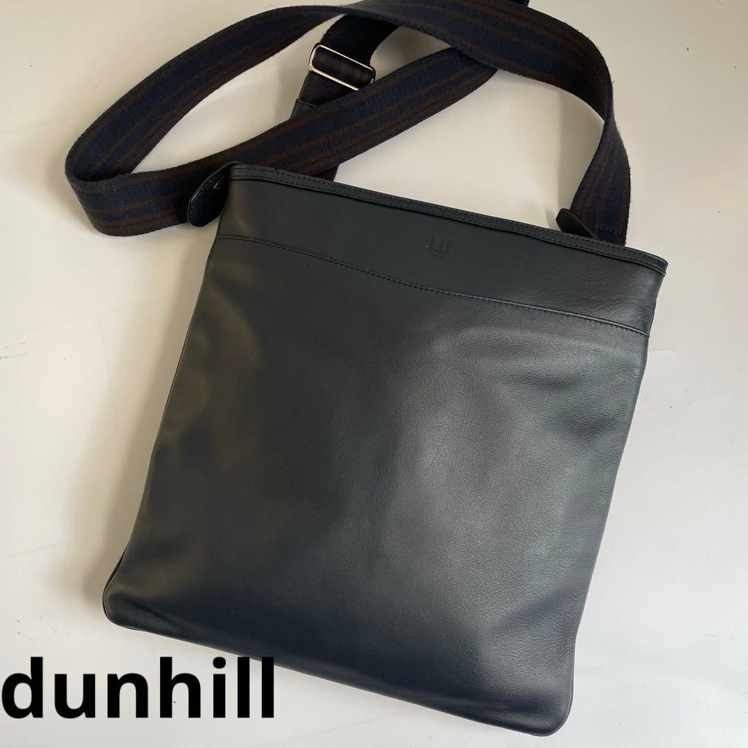 ✨未使用級　近年モデル✨　dunhill ショルダーバッグ　ポシェット　レザー