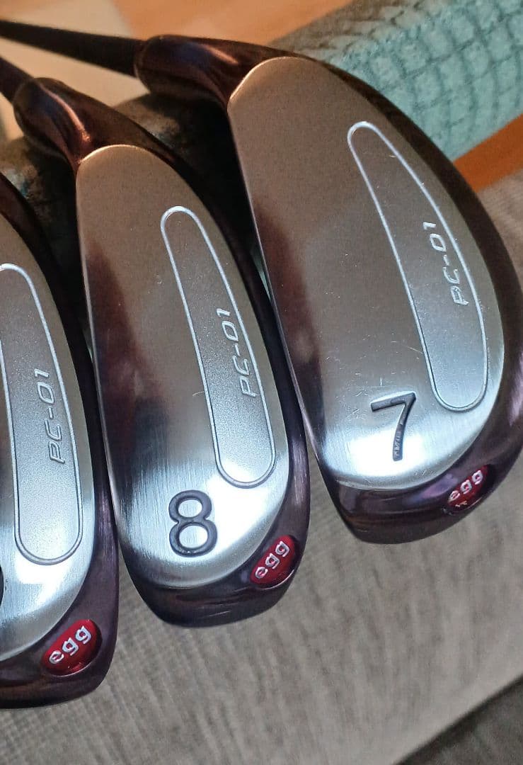 美品！プロギア egg PC-01 レディース アイアンセット 5本PRGR