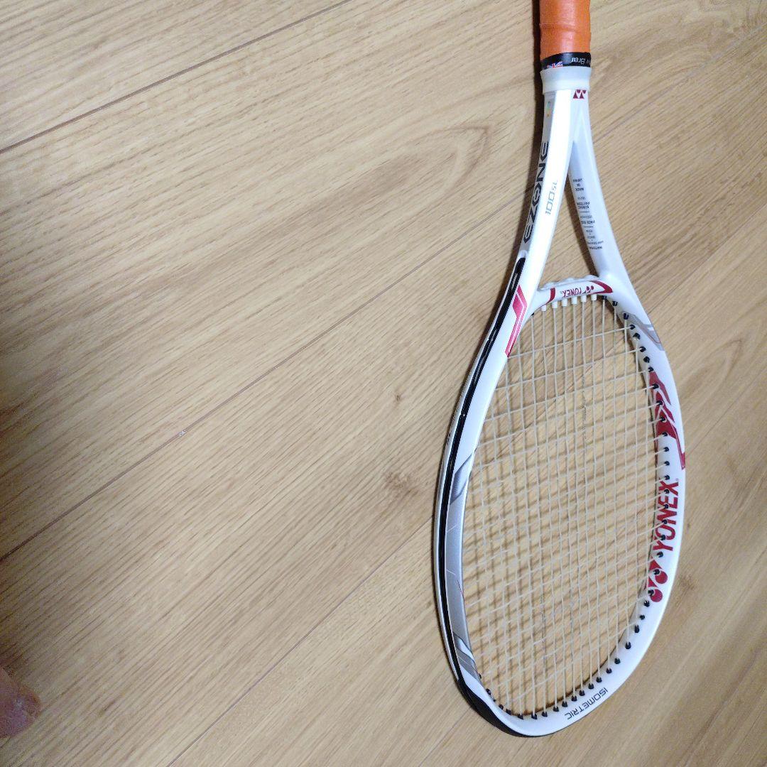 YONEX EZONE 100SL テニスラケット G0 ホワイト×ピンク