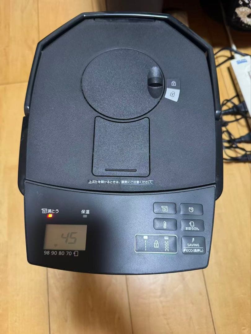 TIGER 魔法瓶ポット 2.2L ブラックpim-g220 消毒済み