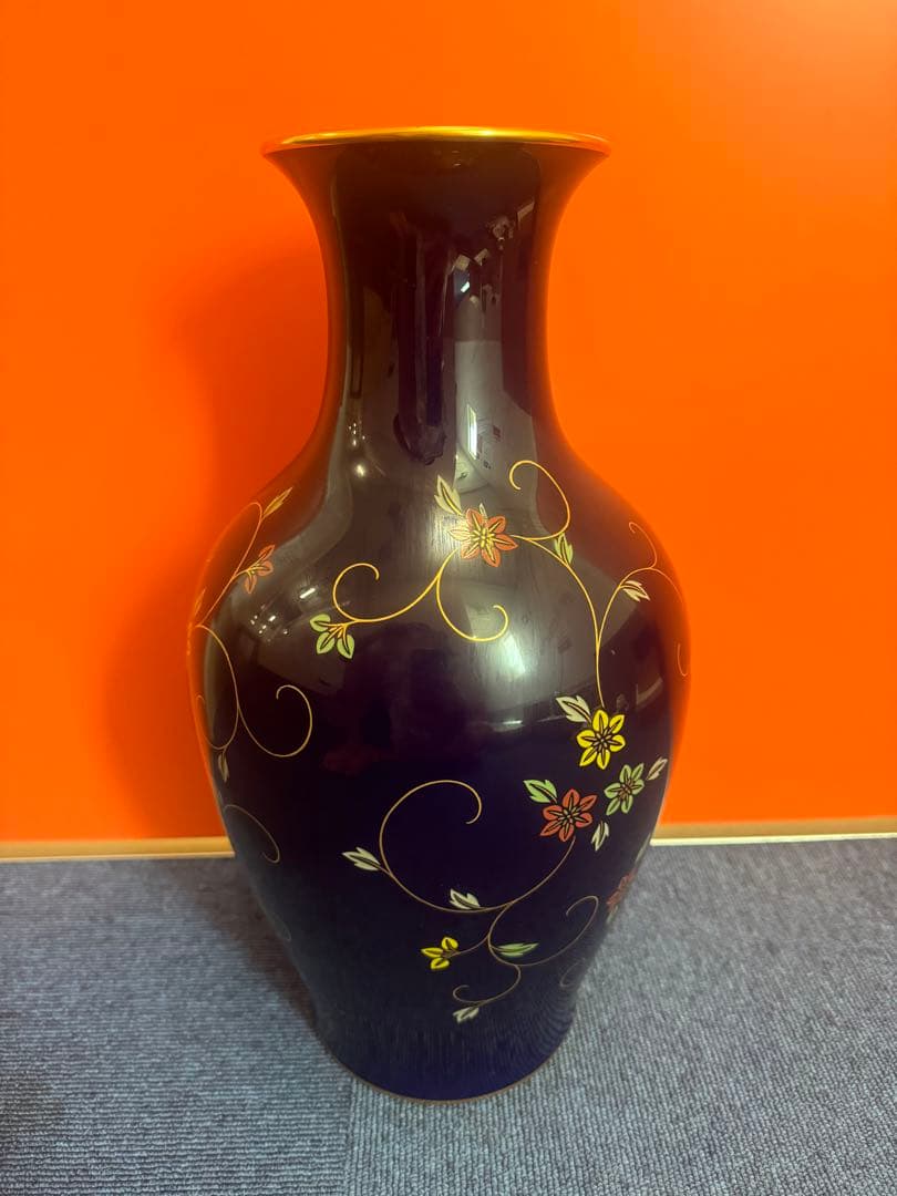 1940  ノリタケ/スタジオコレクション瑠璃金彩 花瓶