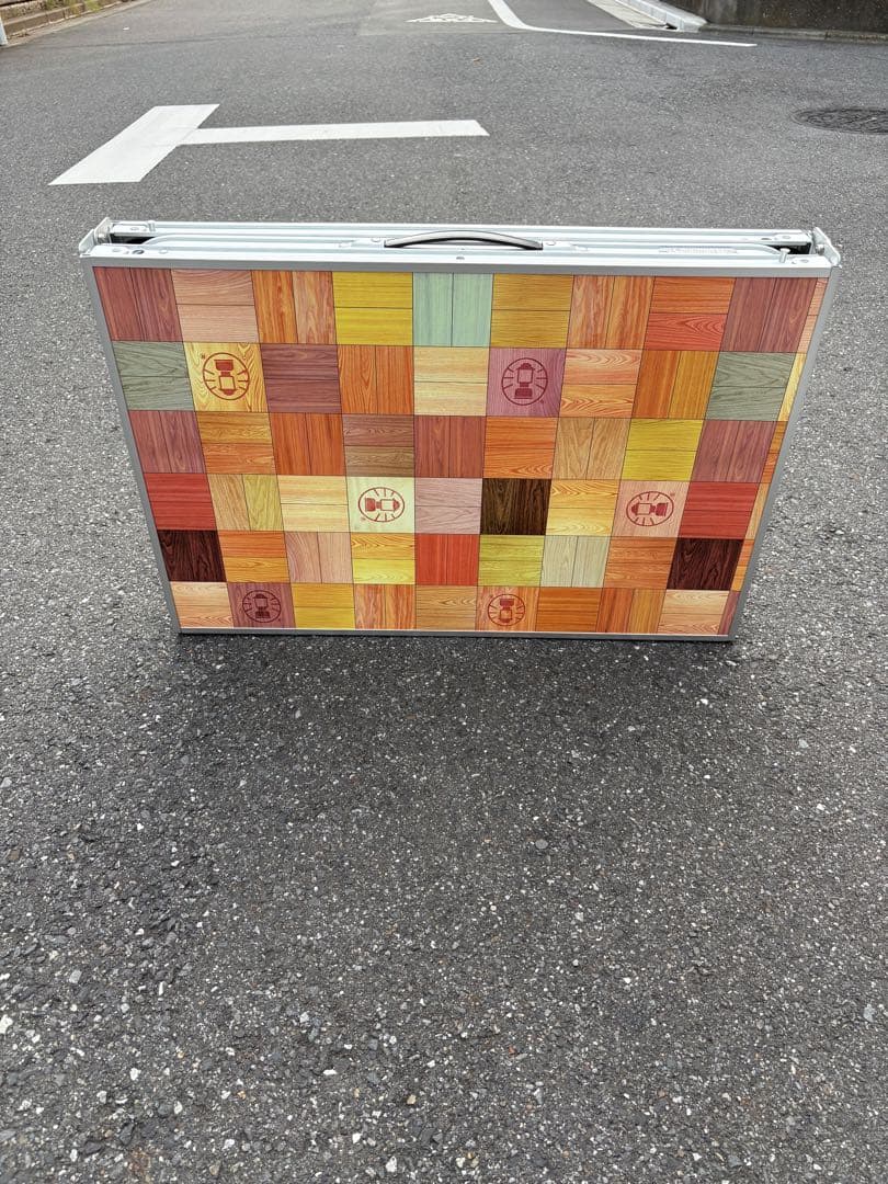®️ikiさん専用　Coleman ナチュラルモザイクリビングテーブル 140cm