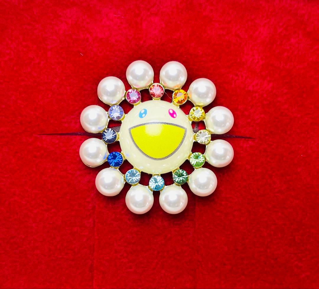 liquem リキュエム×村上隆　パールフラワー　ピンズ　ブローチ　カイカイキキ