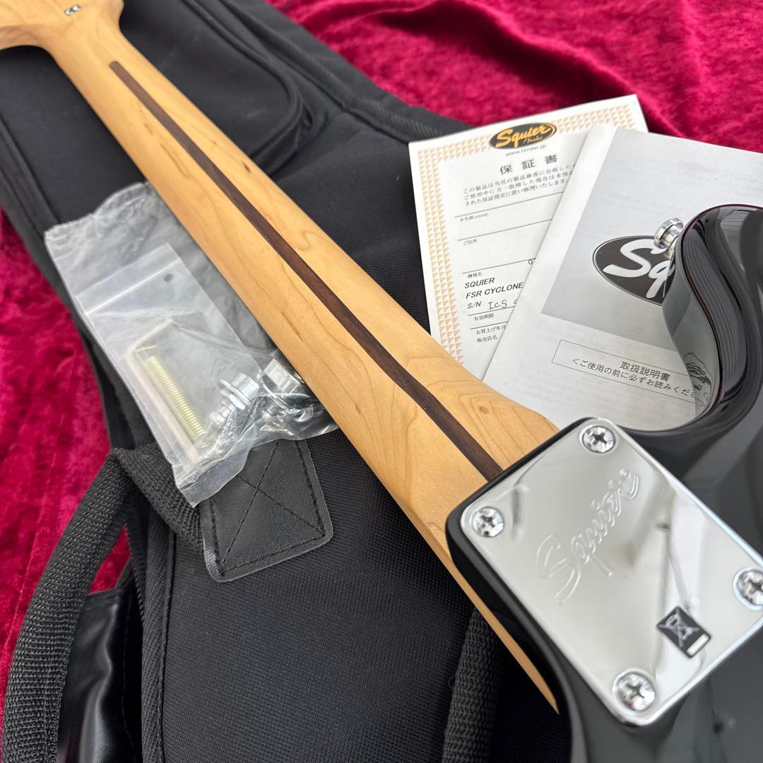 美品 メンテ済 Squier by Fender FSR CYCLONE BLK