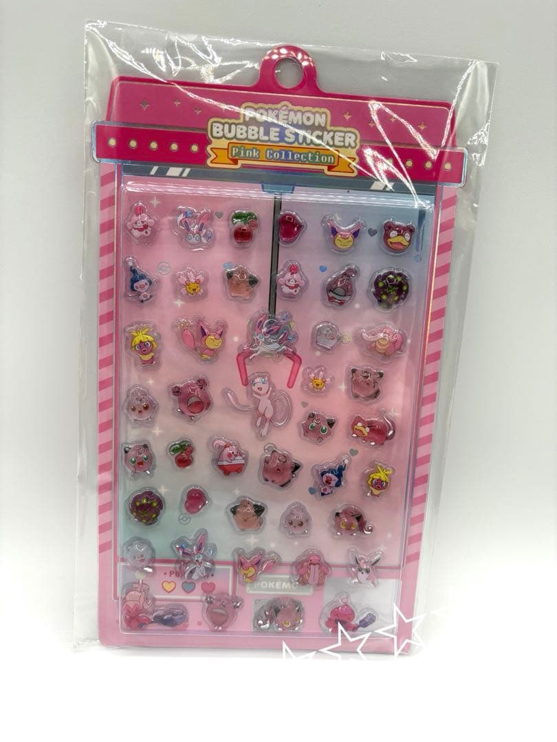 韓国限定　ポケモン バブルステッカー 8枚セット　メタモンシークレットマンション
