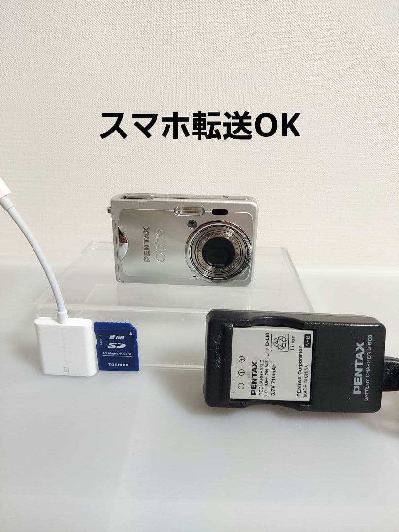 動作確認済み　PENTAX Optio s7　スマホ転送OK