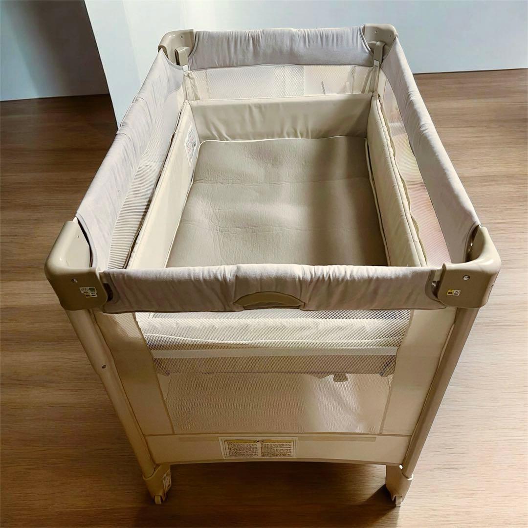 【極美品】Aprica ココネルエアープラス ベビーベッド