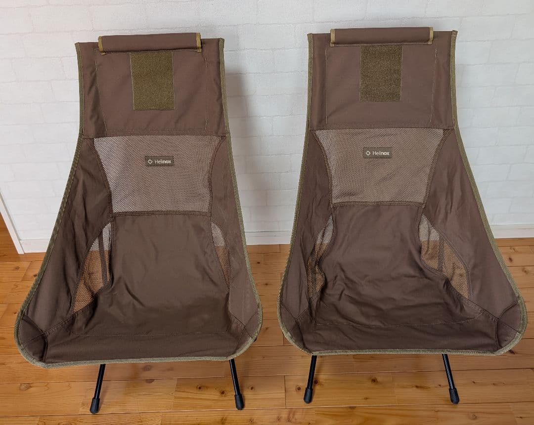 まんじろう【美品】Helinox チェアツー 2脚 説明書有