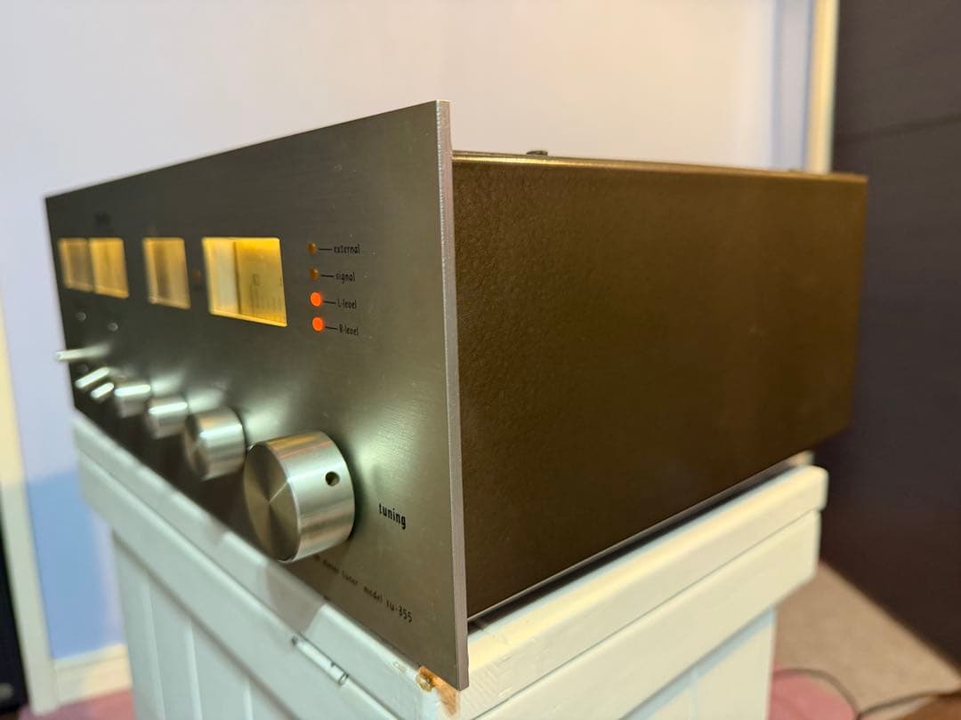 動作品　DENON TU-355 チューナー　デノン　当時物マニュアル付き