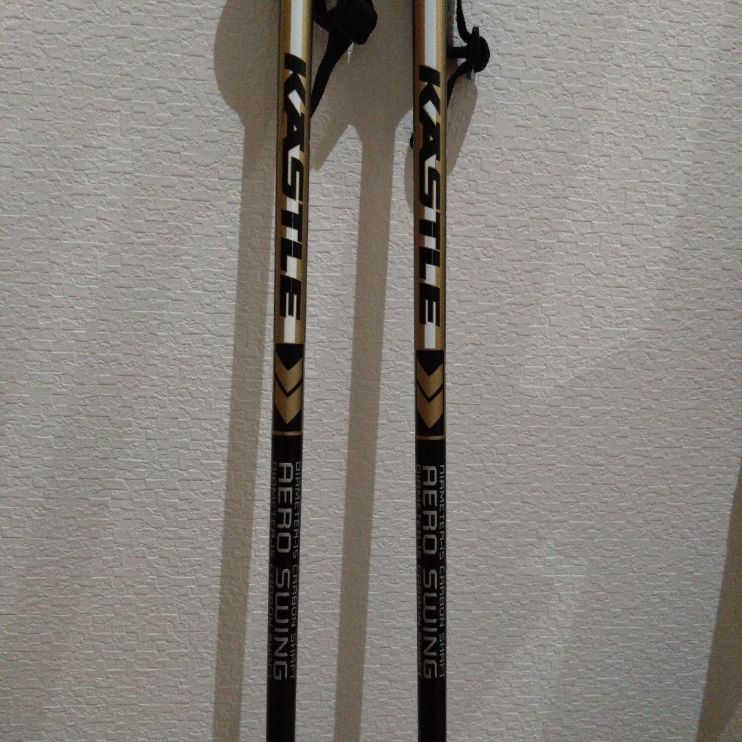 スキー板　149cm　ケーツー　ストック　セット