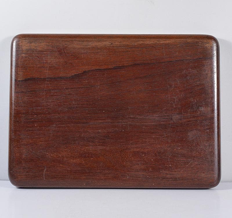 中国　唐木紫檀製　煎茶盆　香盆　V　R4671