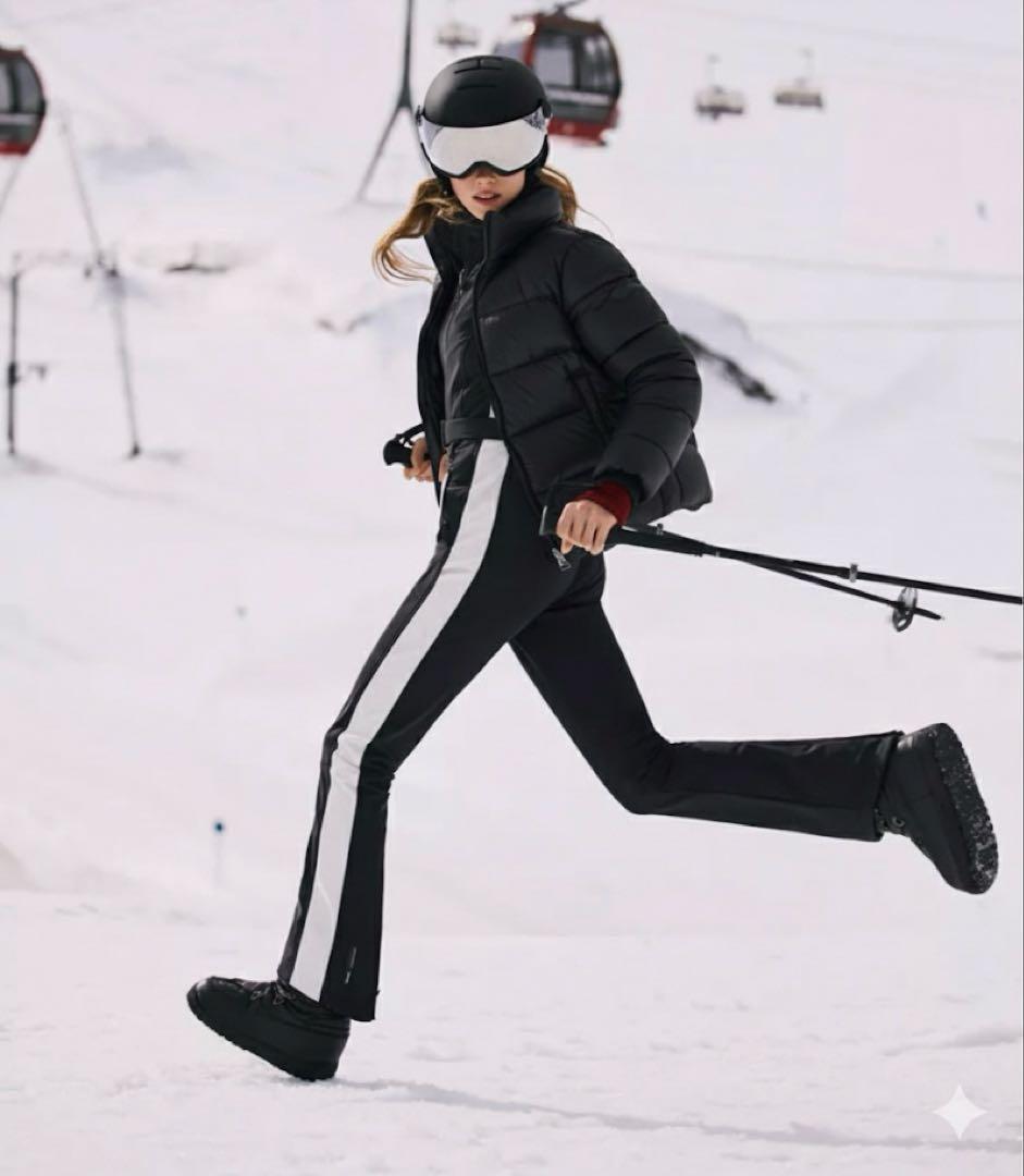 新品 ZARA 定価17,990円 サイドライン入フレアパンツ XS ラスト1点