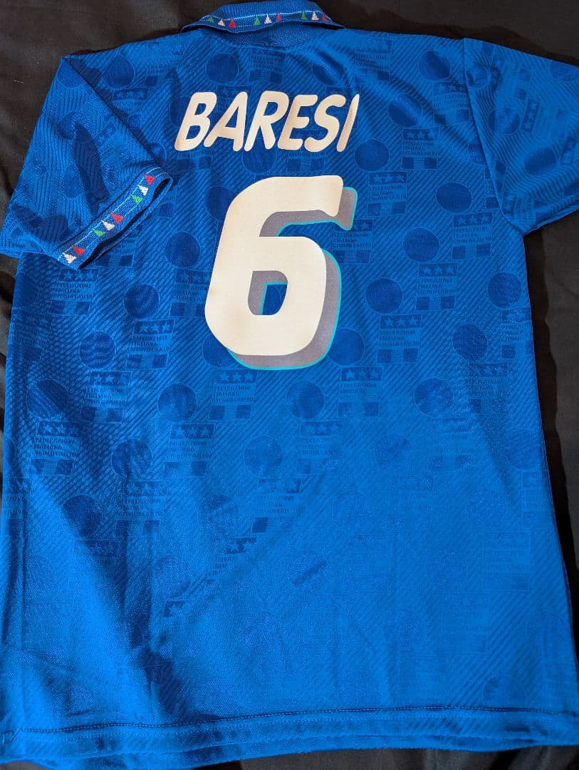 【当時のオリジナル！】イタリア代表 /バレージ/H/94年Wモデル