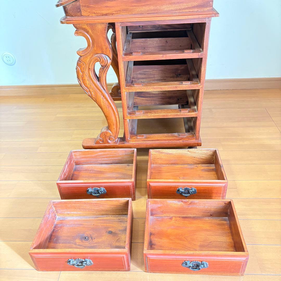 【希少・レトロ】英国アンティーク ダベンポートデスク ライティングデスク