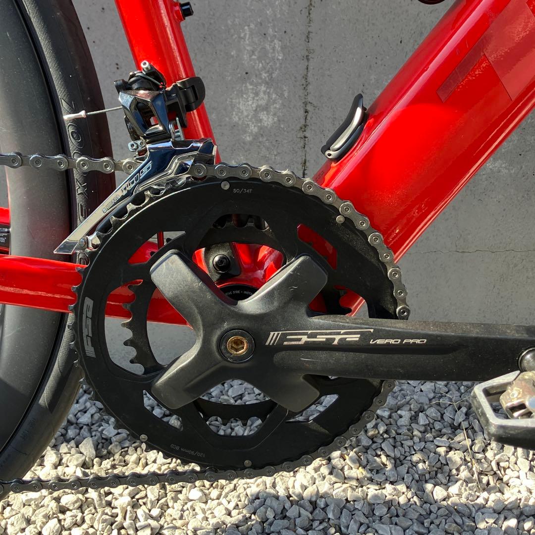 TREK 電動Domane + AL 5 56サイズ カーボンホイールカスタム済