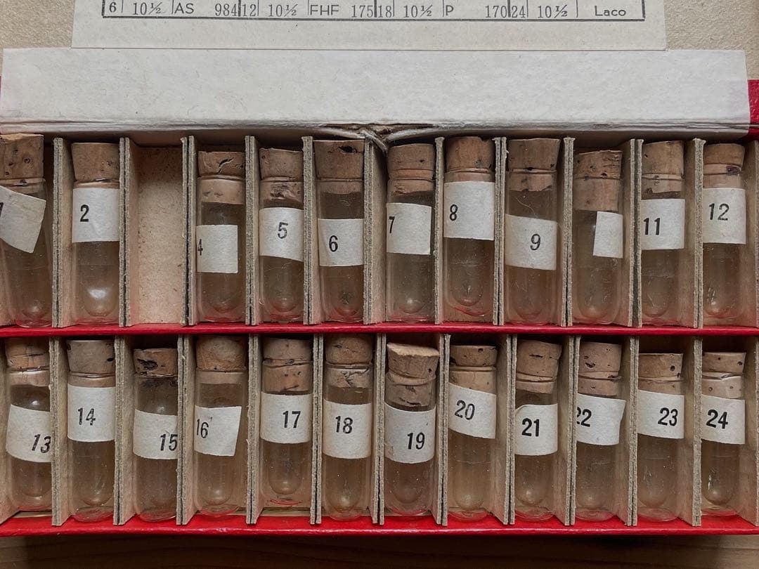 古い小さなガラス管set レトロ　時計パーツ　アンティーク　古道具　オブジェ