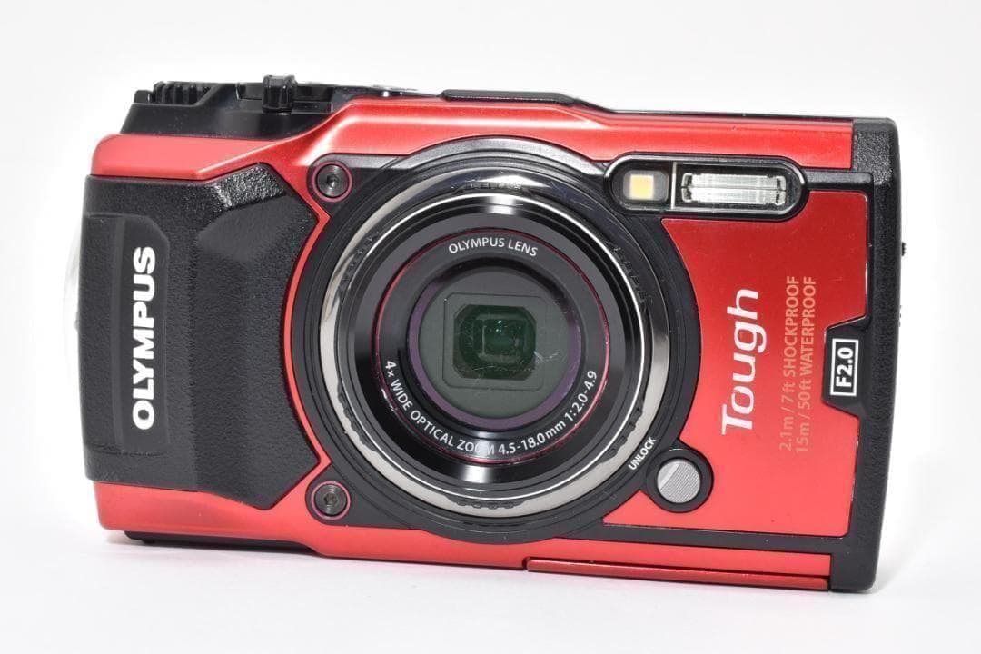 オリンパス　OLYMPUS Tough TG-5 レッド ≪専用ケース・元箱付≫