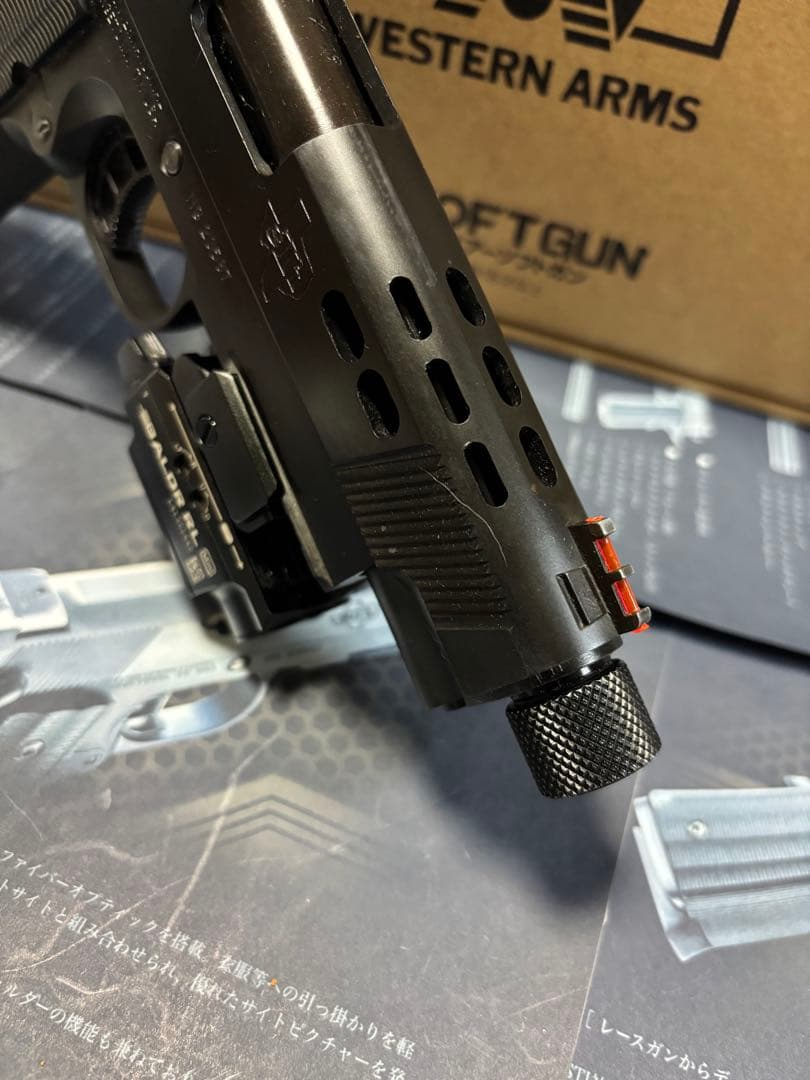 ガスガンwa STI HOST ss 4.0サイレンサーモデル