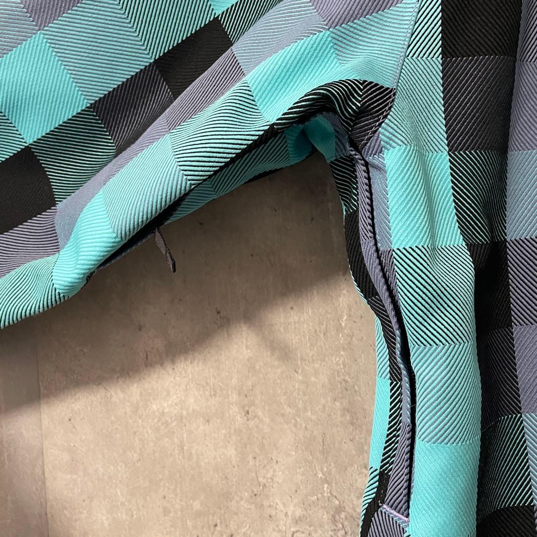 Burtonバートンスキーウェアスノーボードジャケットパーカーフード水色チェック