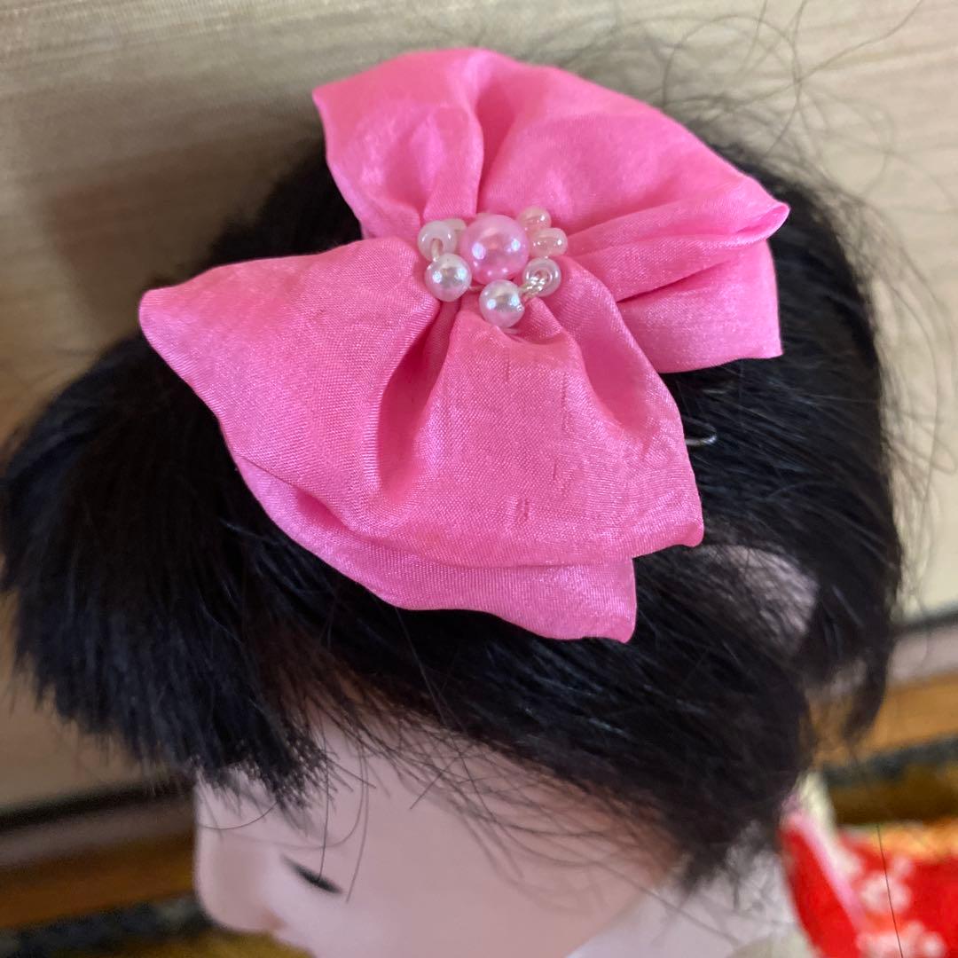 古い市松人形　４２ｃｍ　英山作　大正？　にっこり明るい　おまとめ割引　おかっぱ