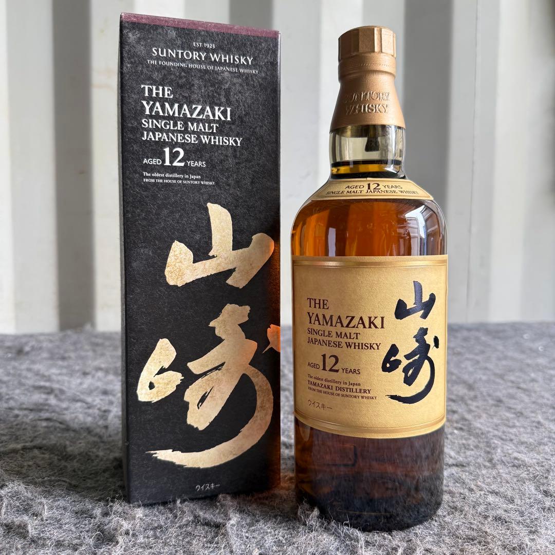 M激安早い者勝ち✨ 山崎 12年 シングルモルトウイスキー 700ml 箱付き