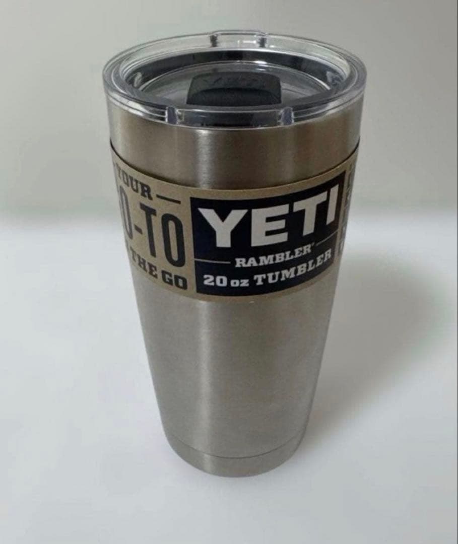 YETI ランブラー 20oz タンブラー シルバー ステンレス