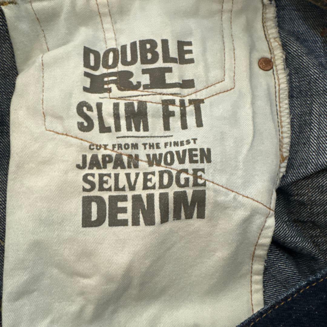 RRL スリム フィット セルビッジ ジーンズ　W32